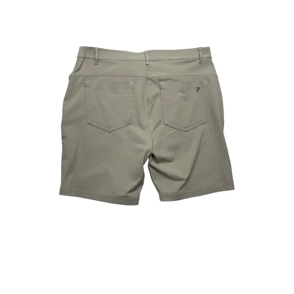 Public Rec size 36 Men's Athletic Chino Shorts khaki Sand Beige